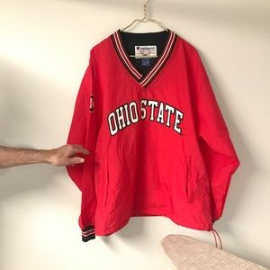 Men's Large Ohio State Pullover Jacket